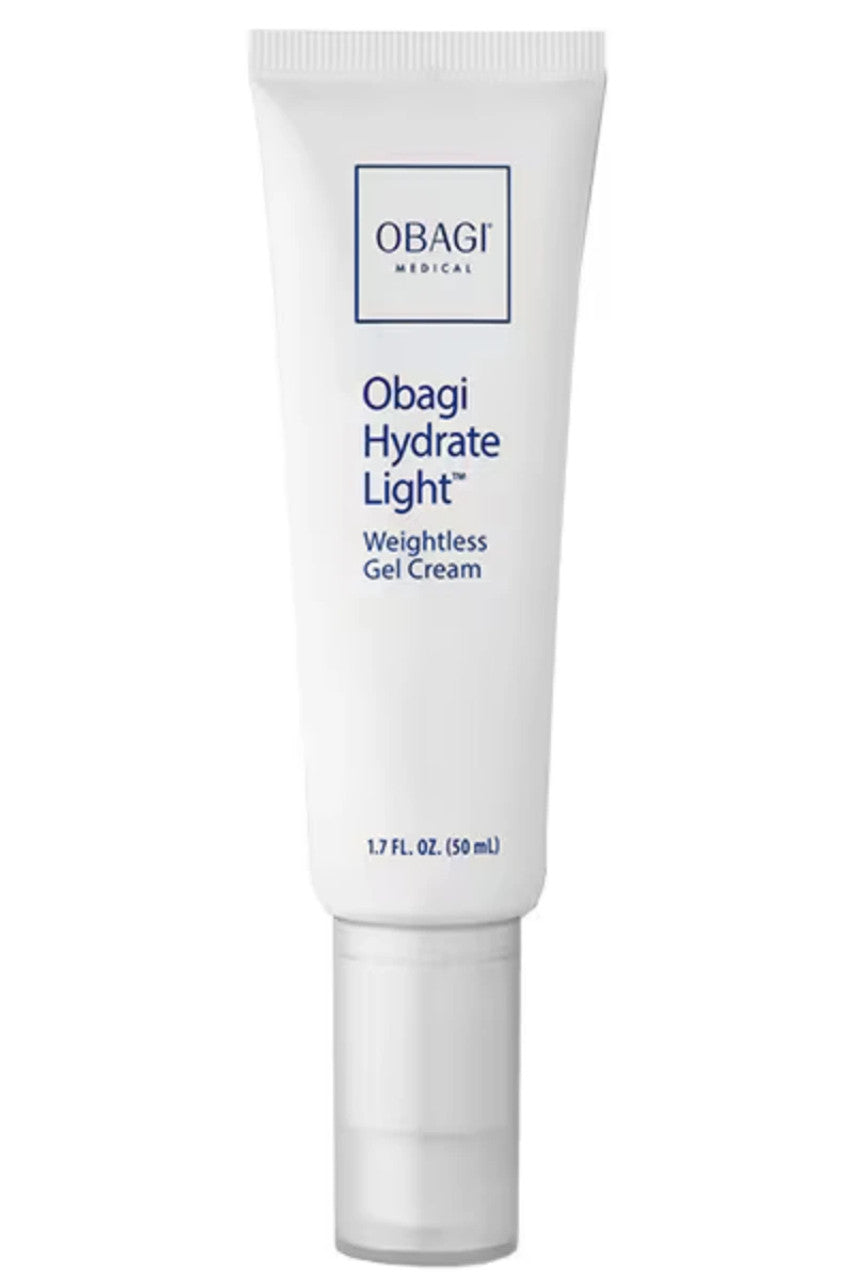 Obagi Hydrate Light Weightless Gel Cream tube, lightweight moisturiser
