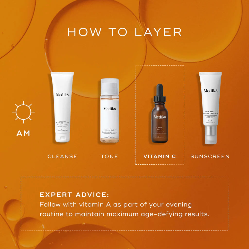 Medik8 C-Tetra® Luxe - Lipid Vitamin C Enhanced Radiance Serum