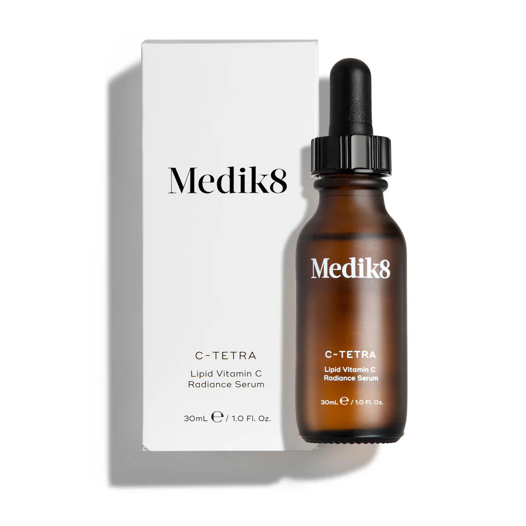 Medik8 C-Tetra Lipid Vitamin C Radiance Serum 30ml amber bottle with box